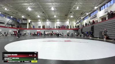 141 lbs Champ. Round 1 - Daiyan Heard, Coker vs Emmett Nelson, UW-Parkside