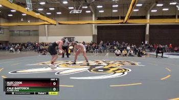 165 lbs Quarterfinal - Cale Bartosch, Alfred State vs Alec Cook, West Liberty