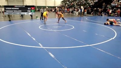 165 lbs Quarterfinal - Brogan Trollope, Pikes Peak Warriors Wrestling vs Etson Moreno, Next Level Training Academy