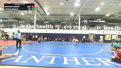 115 lbs Semifinal - Brayden Abrams, Gold Medal WC - HSC vs Nathan Meehan, Kraken Black - HSC
