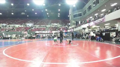 46 lbs 1st Place Match - Cruz Pettyjohn, Bozeman Wrestling Club vs Ryett Ferry, Snake River Wrestling Club