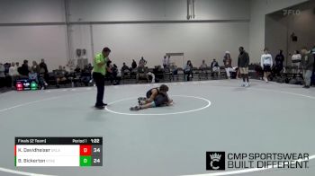 100 lbs Finals (2 Team) - Brandon Bickerton, Roundtree vs Kole Davidheiser, Oklahoma Black Ops