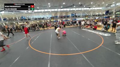 120 lbs Champ. Round 1 - Ryan Prendergast, Unattached vs Talon Weaver, Unattached