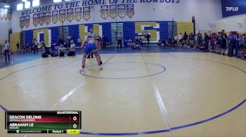 165 lbs Quarterfinal - Deacon Delong, Osceola (Kissimmee) vs Abraham Le, Sickles