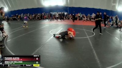 76 lbs Round 3 (3 Team) - Breccan Kellogg, Pursuit WC vs Tucker Austin, Crossroads Wrestling