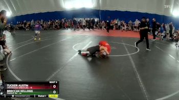 76 lbs Round 3 (3 Team) - Breccan Kellogg, Pursuit WC vs Tucker Austin, Crossroads Wrestling