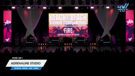 Adrenaline Studio - FIRE [2025 Junior - Jazz - Large Day 1] 2025 ACDA Reach the Beach Dance Grand National & NCA Beach Bash