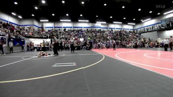 46 lbs Semifinal - Joshua Brunson, Noble Takedown Club vs Ashton Edie, Mustang Bronco Wrestling Club