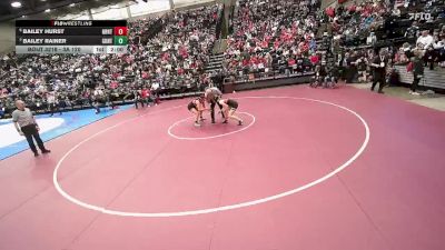 3A 120 lbs 3rd Place Match - Bailey Hurst, Grantsville vs Bailey Rainer, Grantsville