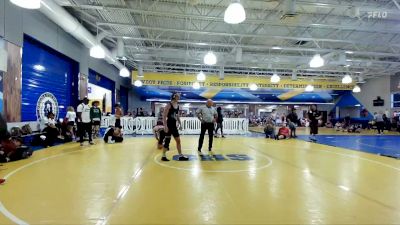 144 lbs Round 4 (8 Team) - Isaac Crouch, Ocoee WC vs Isaac Lowe, Braves WC