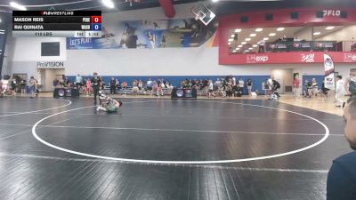 110 lbs Mason Reis, Pennsylvania Red vs Rai Quinata, Washington