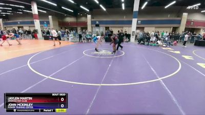 157 lbs Cons. Round 4 - Jaylen Martin, Spartan Mat Club vs John McKinley, Power Training Center