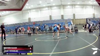 170 lbs Cons. Round 1 - Brayden Elsass, OH vs Henry Rydwelski, IL