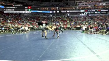 1A-144 lbs Cons. Round 3 - Mark Gant, Hinton vs Cash Hatfield, West Branch