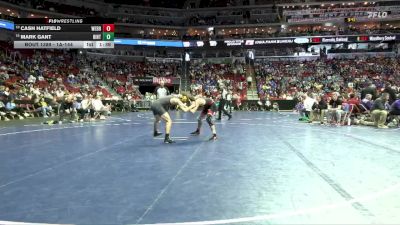 1A-144 lbs Cons. Round 3 - Mark Gant, Hinton vs Cash Hatfield, West Branch