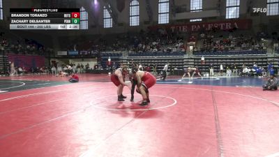 285 lbs Consi Of 16 #2 - Brandon Toranzo, Rutgers vs Zachary Delsanter, Penn