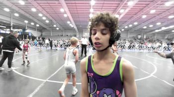 60 lbs Rr Rnd 1 - Caleb Nardella, The Hunt Wrestling Club Black vs Carlito Perez, Ragin Raisins Concord ES