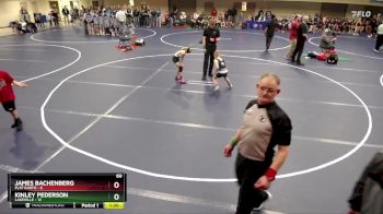 60 lbs Finals (8 Team) - James Bachenberg, Flat Earth vs Kinley Pederson, Lakeville