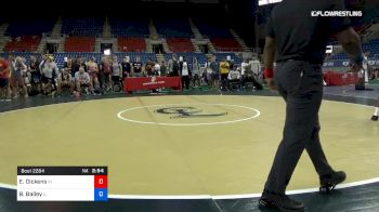 160 lbs Cons 8 #1 - Eli Dickens, Indiana vs Bilal Bailey, Illinois