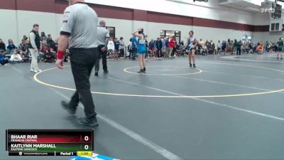 105 lbs Round 5 - Bhaar Riar, Franklin Central vs Kaitlynn Marshall, Eastern Hancock