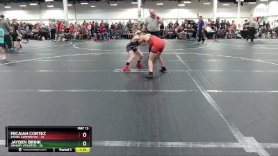 96 lbs Round 1 (8 Team) - Jayden Brink, Armory Athletics vs Micaiah Cortez, Daniel Cormier WA