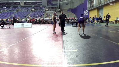 124 lbs Round 1 (16 Team) - Kyna Moffit, Augustana (IL) vs Megan Edwards, Elmira College