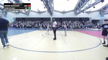 85-I lbs Quarterfinal - Andrew Markowski, Rhino Wrestling vs Baine Kitchen, Old Bridge Wrestling Club