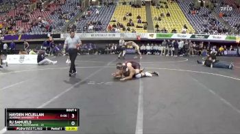 184 lbs Placement (4 Team) - Hayden McLellan, Alvernia University vs RJ Samuels, Wisconsin-Whitewater