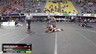 184 lbs Placement (4 Team) - Hayden McLellan, Alvernia University vs RJ Samuels, Wisconsin-Whitewater