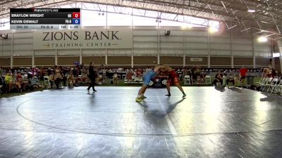 285 lbs Braylon Wright, Ohio vs Kevin Oswalt, Pennsylvania Blue