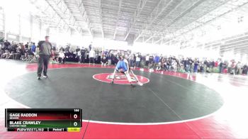 144 lbs Champ. Round 3 - Blake Crawley, Canyon View vs Gage Raddon, Beaver