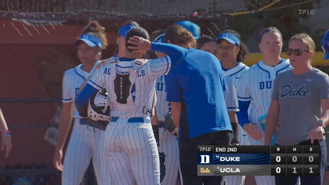 Duke's Jada Baker Makes An Impressive Diving Catch Vs UCLA