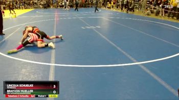 84 lbs Cons. Round 3 - Brayvon Mueller, LSH (LeSueur/Henderson) vs Lincoln Schuelke, Minneota