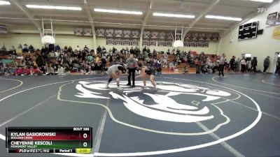 152 lbs Semifinal - Kylan Gasiorowski, Boulder Creek vs Cheyenne Kescoli, Monument Valley