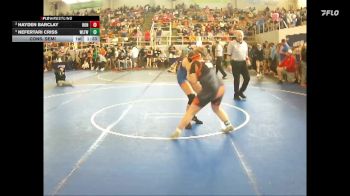 136 lbs Cons. Semi - Nefertari Criss, Wilmington Ladies Freestyle Wr vs Hayden Barclay, Huntington