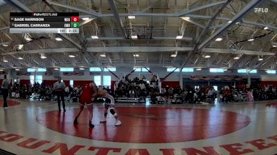 197 lbs Quarterfinal - Gabriel Carranza, Colorado Mesa vs Sage Harrison, Western Colorado