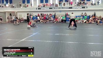 140 lbs Round 2 (6 Team) - Beckett Bovenizer, West Forsyth WC vs Logan Miller, Eagle Empire