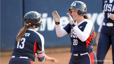 USA Softball Sweeps Sunday Against Japan & China