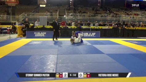 Victoria Rose McGee vs Stormy Summer Paxton 2025 Pan Jiu Jitsu IBJJF Championship