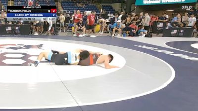 126 lbs Champ. Rd Of 64 - Maddox Fields, TX vs Dylan Meyers, CT