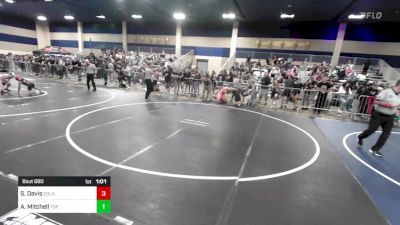 190 lbs Final - Satoshi Davis, Gold Rush Wr Ac vs Akeem Mitchell, Top Rank HAC