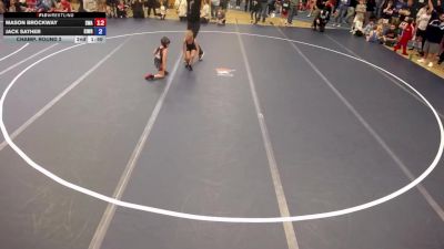 Champ. Round 2 - Cal Boehlke, No Nonsense Wrestling vs Knox Lanik, MN Elite