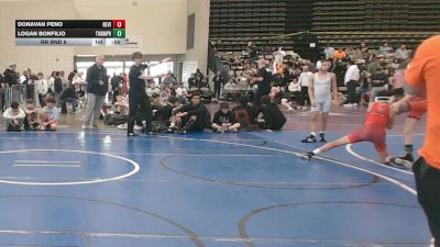 85 lbs Rr Rnd 6 - Donavan Peno, Revival Oange vs Logan Bonfilio, Triumph Blue - MSE