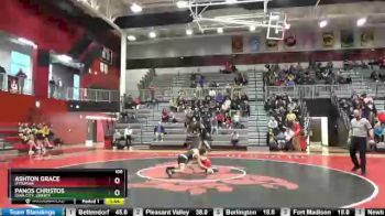 106 lbs Quarterfinal - Panos Christos, Iowa City, Liberty vs Ashton Grace, Ottumwa