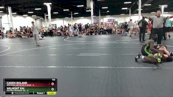 113 lbs Round 4 (8 Team) - Wilmont Kai, Pocono Regional WC vs Caden Boland, New England Black & Gold