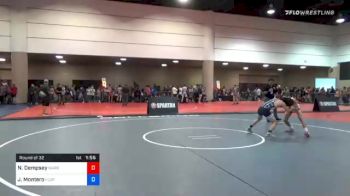 126 lbs Prelims - Nicolas Dempsey, Warrior Wrestling Club vs Julian Montero, Florida