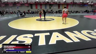 180 lbs Champ. Round 2 - Kylie Welker, Iowa vs Tatum Heikkila, North Central (IL)