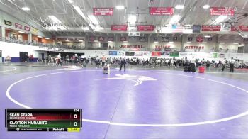 174 lbs Champ. Round 1 - Clayton Murabito, Texas Wesleyan vs Sean Stara, Benedictine College