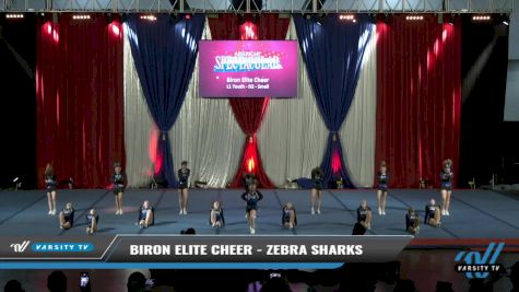 Biron Elite Cheer - Zebra Sharks [2021 L1 Youth - D2 - Small Day 2] 2021 The American Spectacular DI & DII