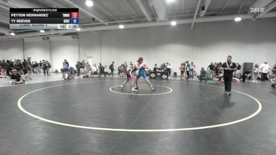 Cons. Round 4 - Peyton Hernandez, Thunder Mountain Wrestling Club vs Ty Reeves, Grit Athletics